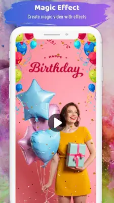 Birthday Video Maker android App screenshot 0