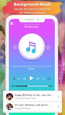 Birthday Video Maker android App screenshot 3